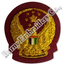 UAE Golden Bullion Blazer Hands Embroidery Badges